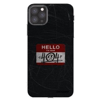 Picasee Apple iPhone 11 Pro Max Hülle - Transparentes Silikon - HELLO 404