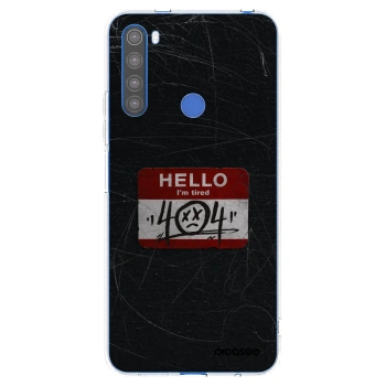 Picasee Xiaomi Redmi Note 8T Hülle - Transparentes Silikon - HELLO 404