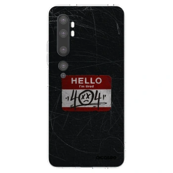 Picasee Xiaomi Mi Note 10 (Pro) Hülle - Transparentes Silikon - HELLO 404