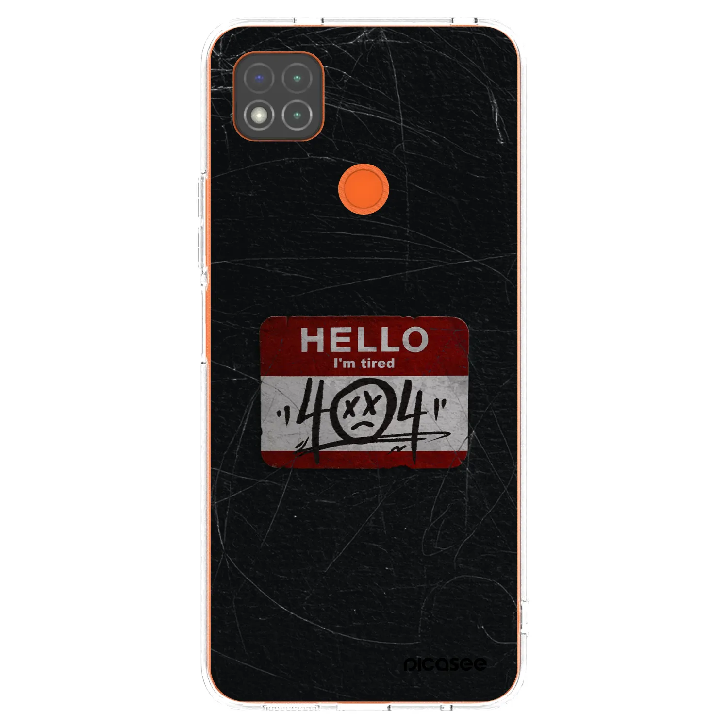 Picasee Xiaomi Redmi 9C Hülle - Transparentes Silikon - HELLO 404