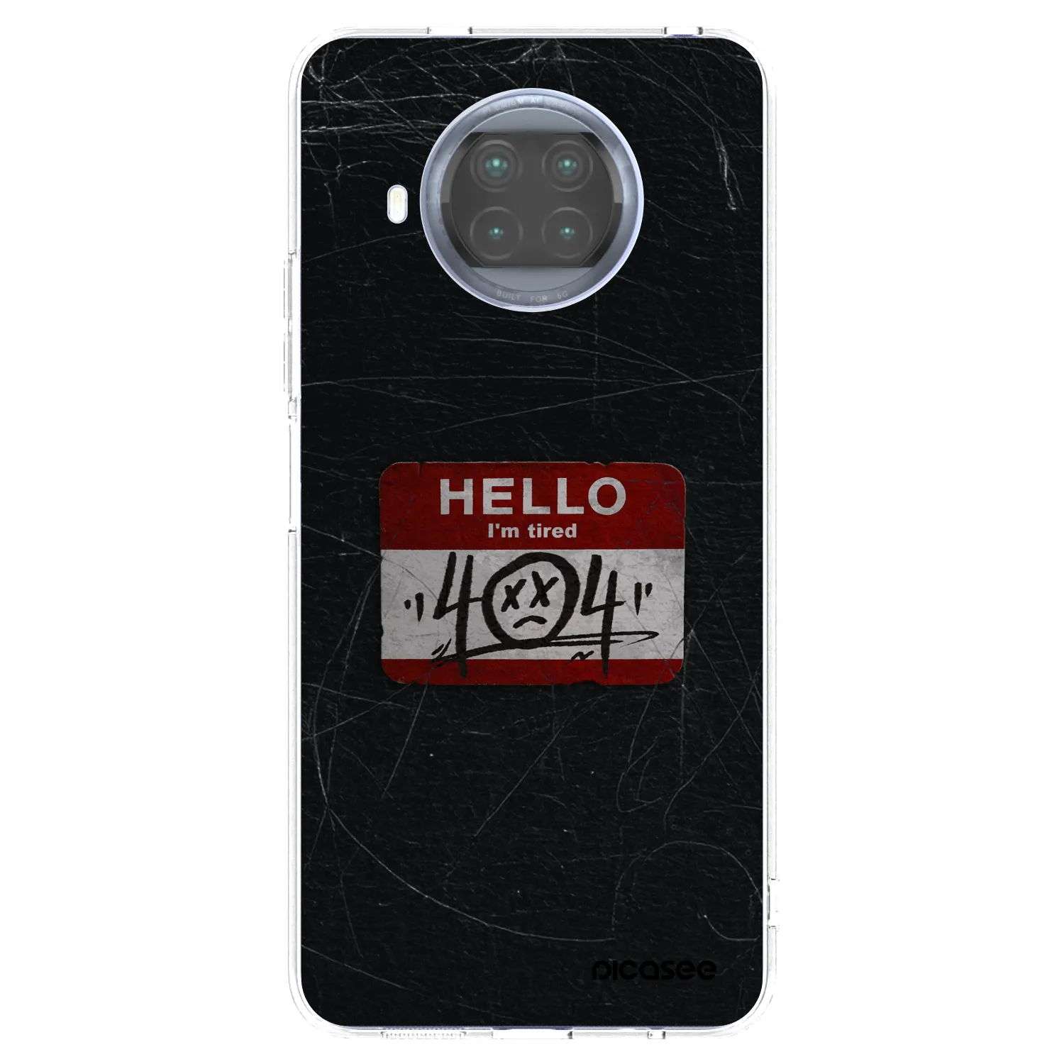 Picasee Xiaomi Mi 10T Lite Hülle - Transparentes Silikon - HELLO 404