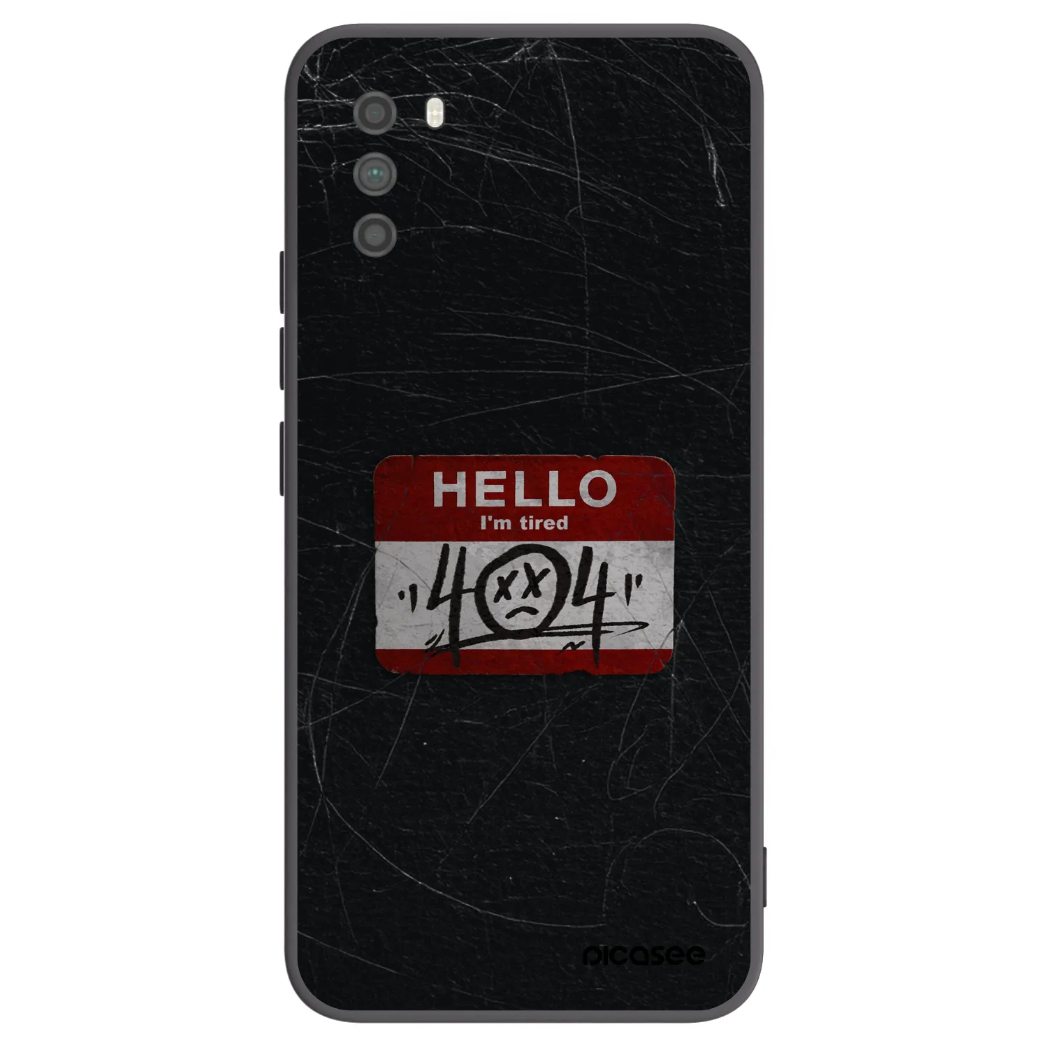 Picasee Xiaomi Poco M3 Hülle - Schwarzes Silikon - HELLO 404