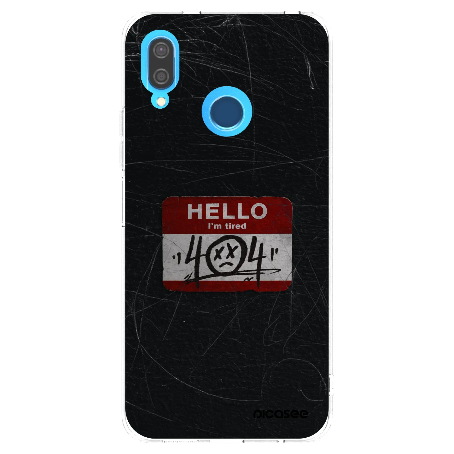 Picasee Huawei P20 Lite Hülle - Transparentes Silikon - HELLO 404