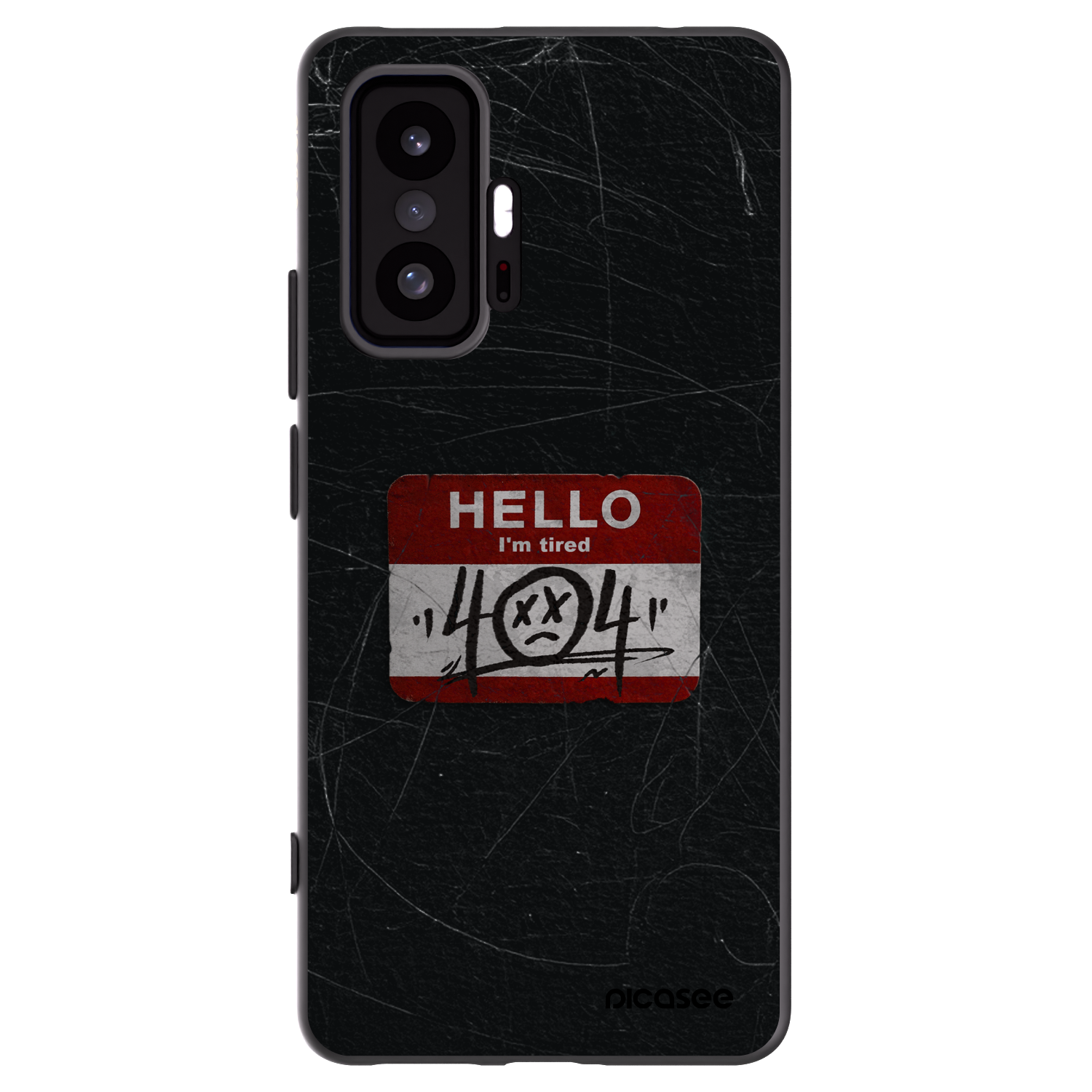 Picasee Xiaomi 11T Pro Hülle - Schwarzes Silikon - HELLO 404