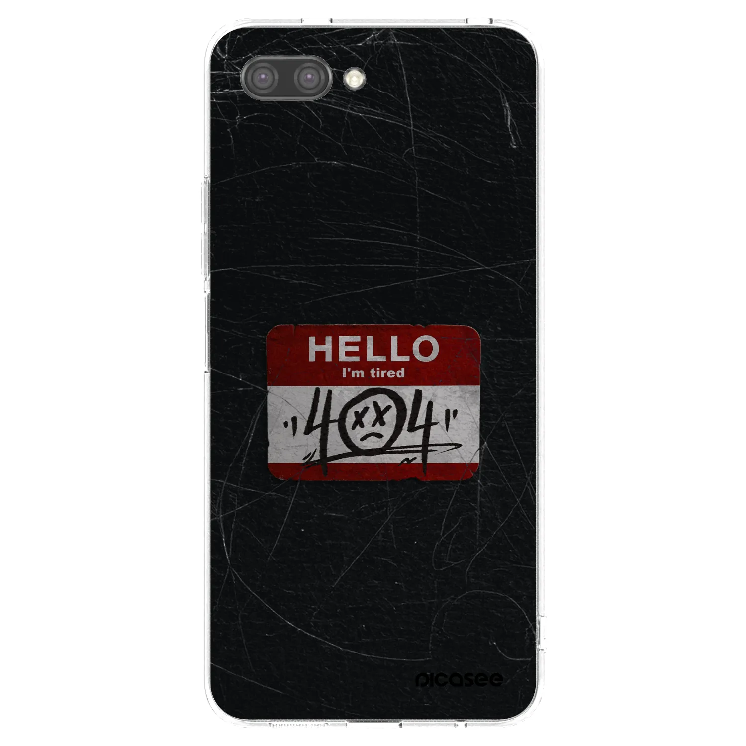 Picasee Honor 10 Hülle - Transparentes Silikon - HELLO 404