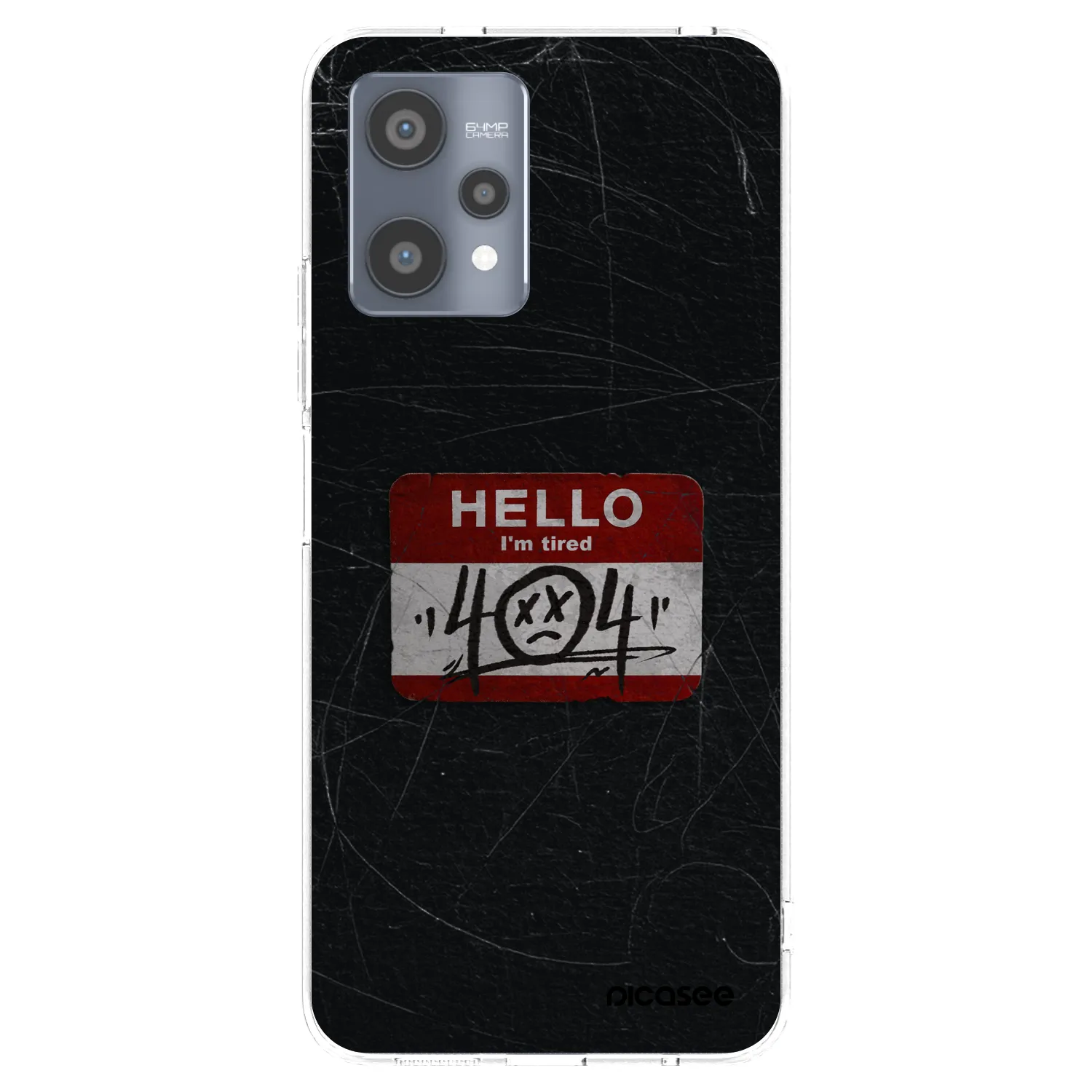 Picasee Realme 9 Pro 5G Hülle - Transparentes Silikon - HELLO 404
