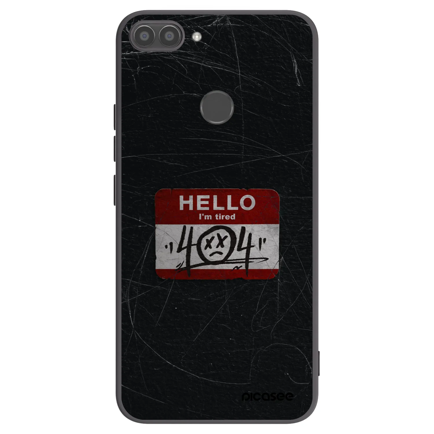 Picasee Huawei P Smart Hülle - Schwarzes Silikon - HELLO 404