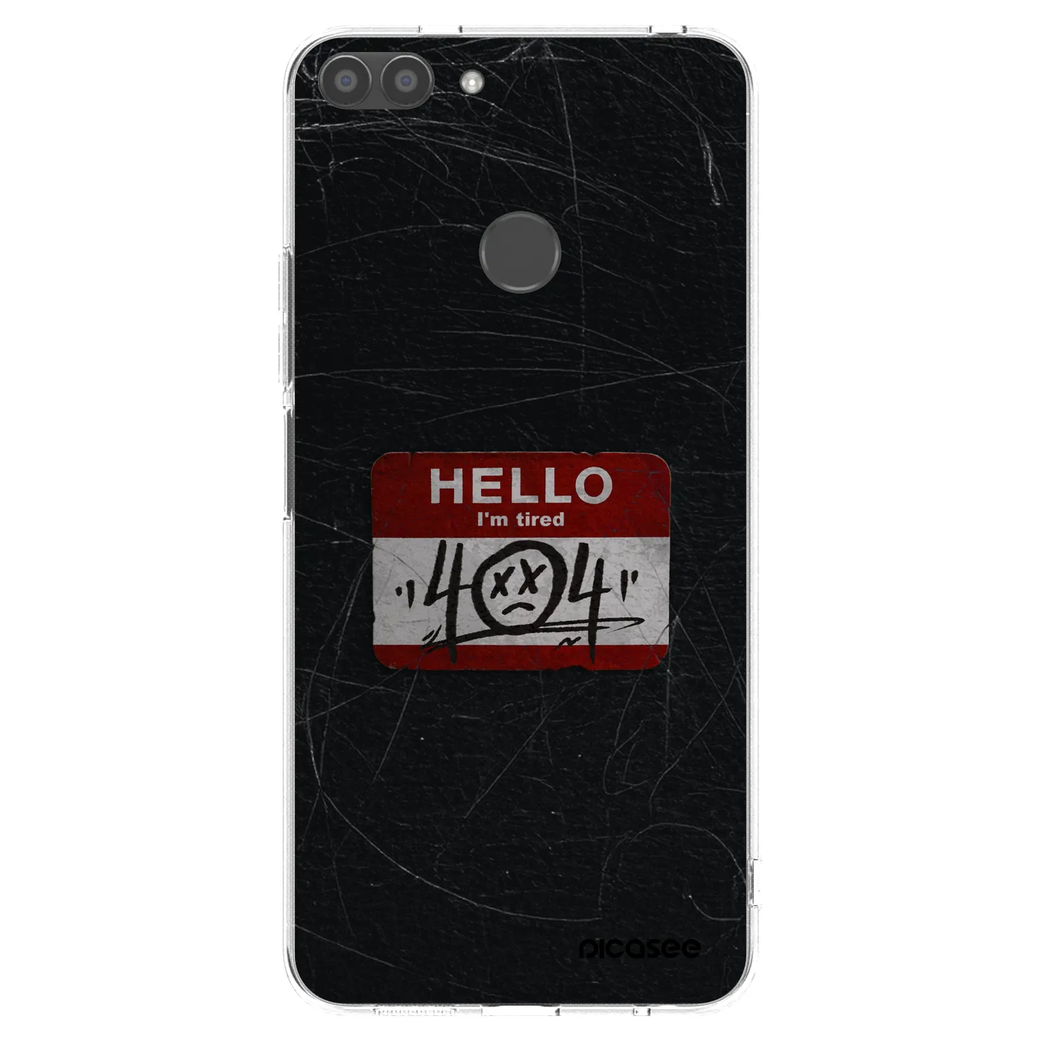 Picasee Huawei P Smart Hülle - Transparentes Silikon - HELLO 404