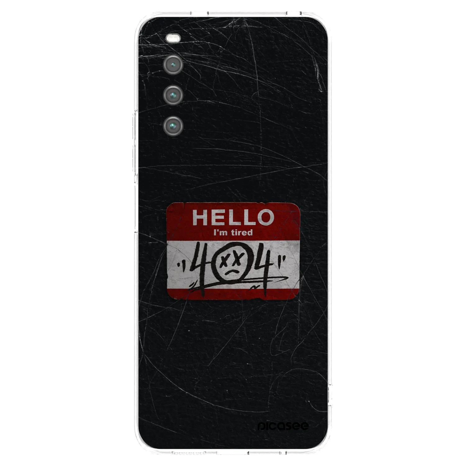Picasee Sony Xperia 10 IV 5G Hülle - Transparentes Silikon - HELLO 404