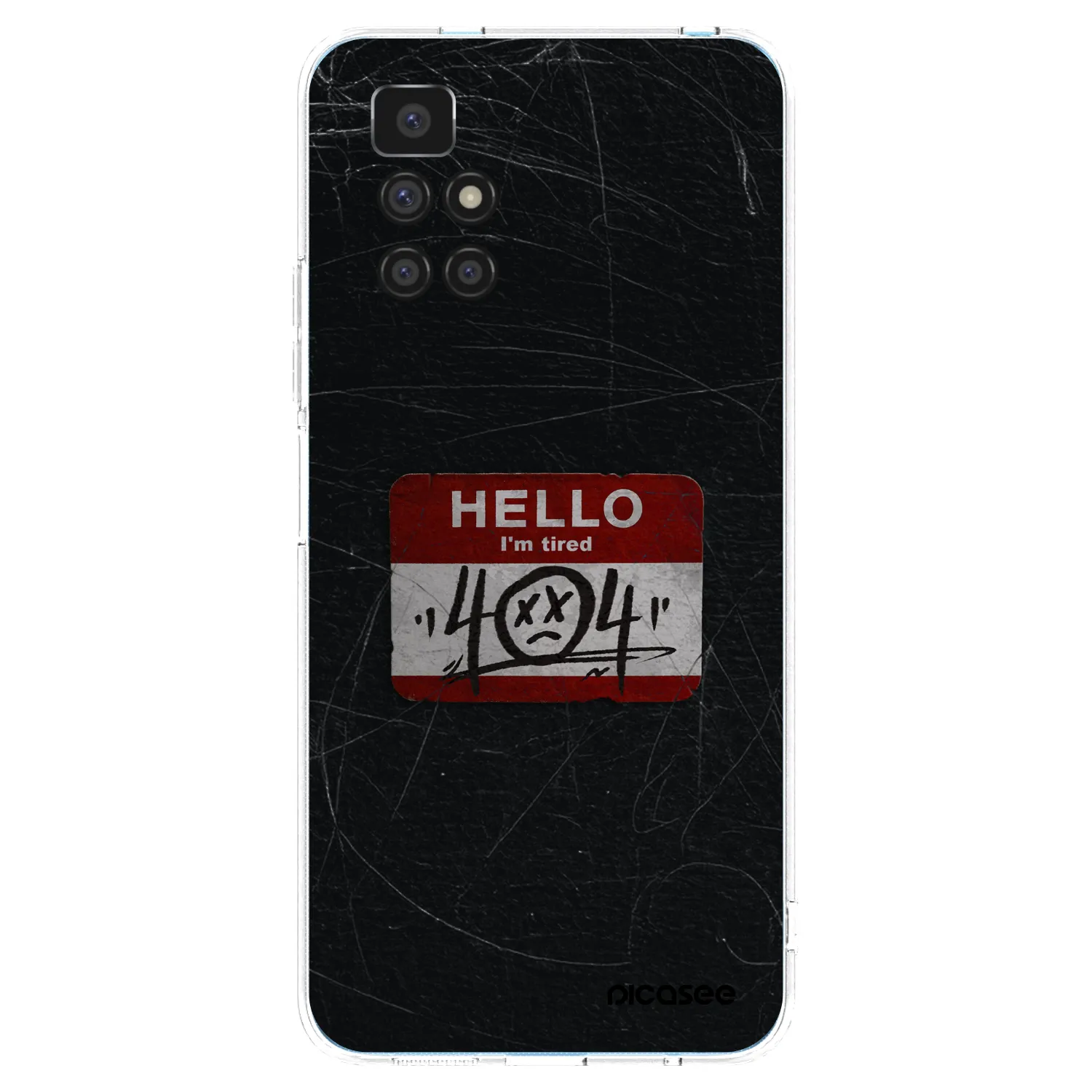 Picasee Xiaomi Redmi 10 (2022) Hülle - Transparentes Silikon - HELLO 404