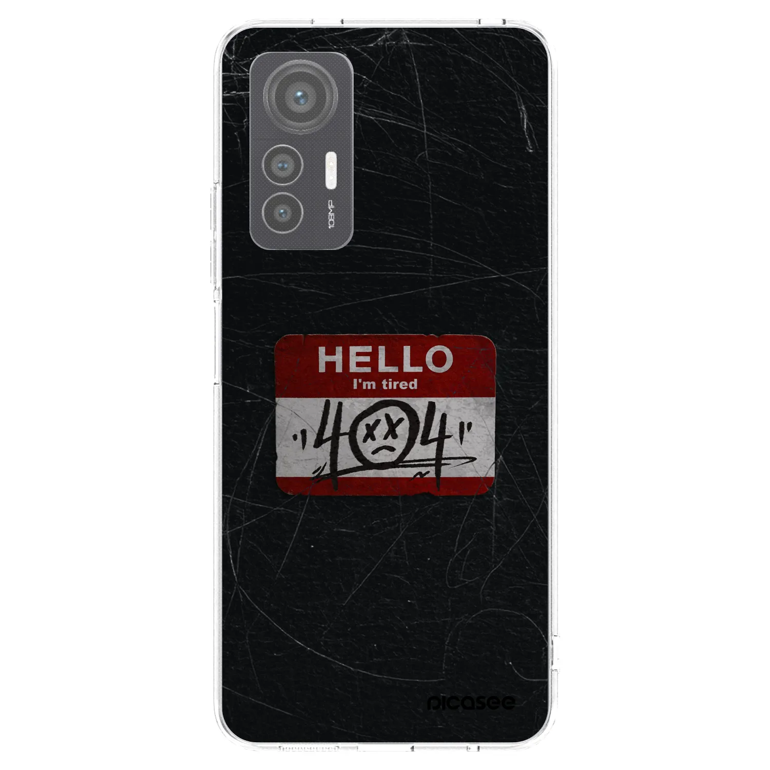 Picasee Xiaomi 12 Lite Hülle - Transparentes Silikon - HELLO 404
