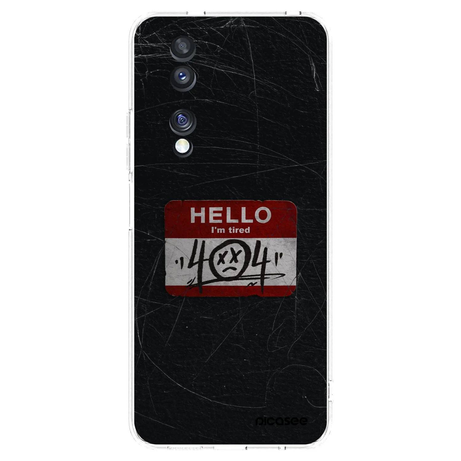 Picasee Honor 70 Hülle - Transparentes Silikon - HELLO 404