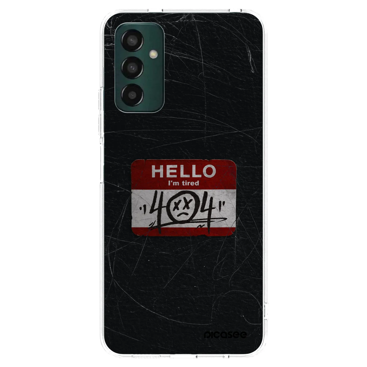 Picasee Samsung Galaxy M23 5G Hülle - Transparentes Silikon - HELLO 404