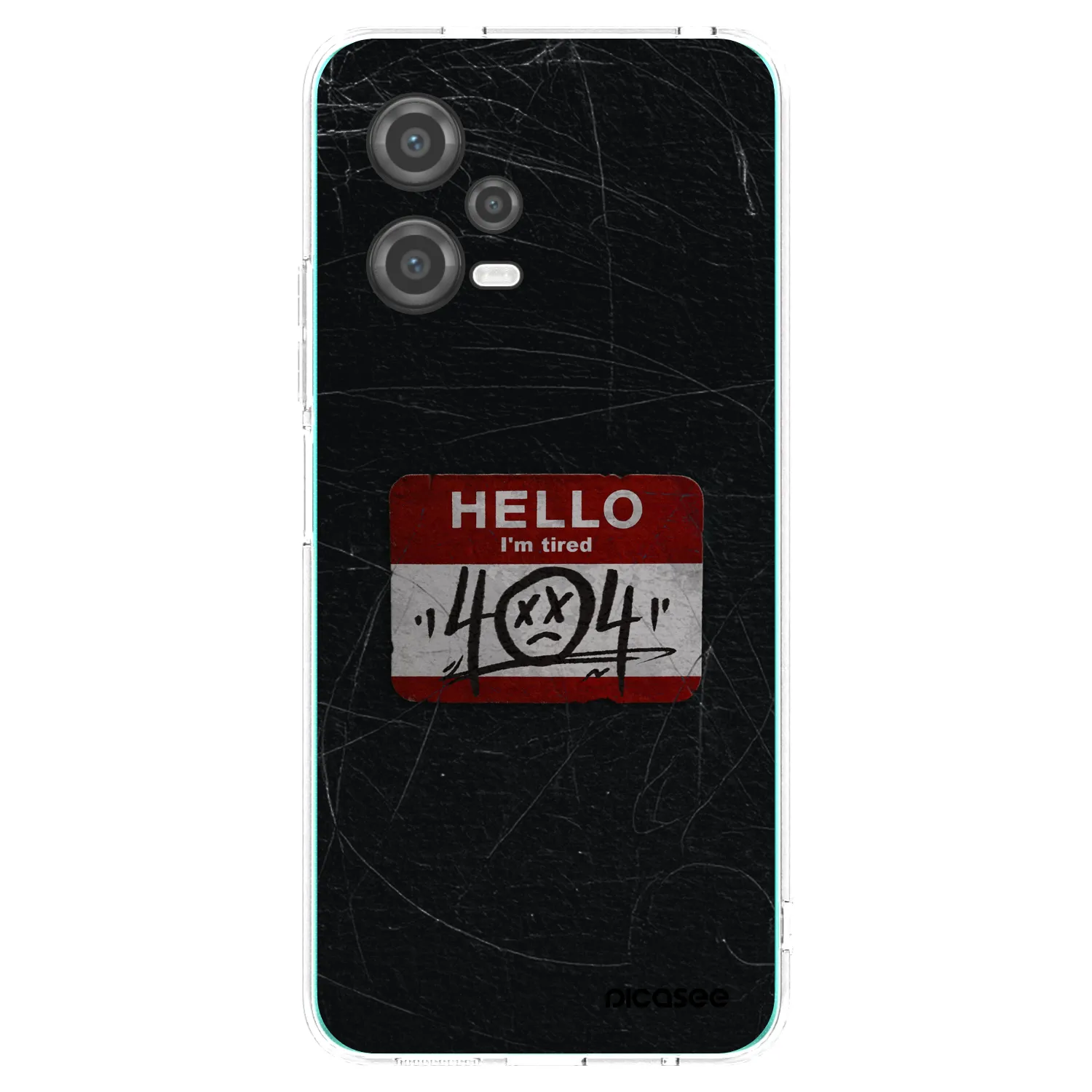 Picasee Xiaomi Poco X5 Hülle - Transparentes Silikon - HELLO 404
