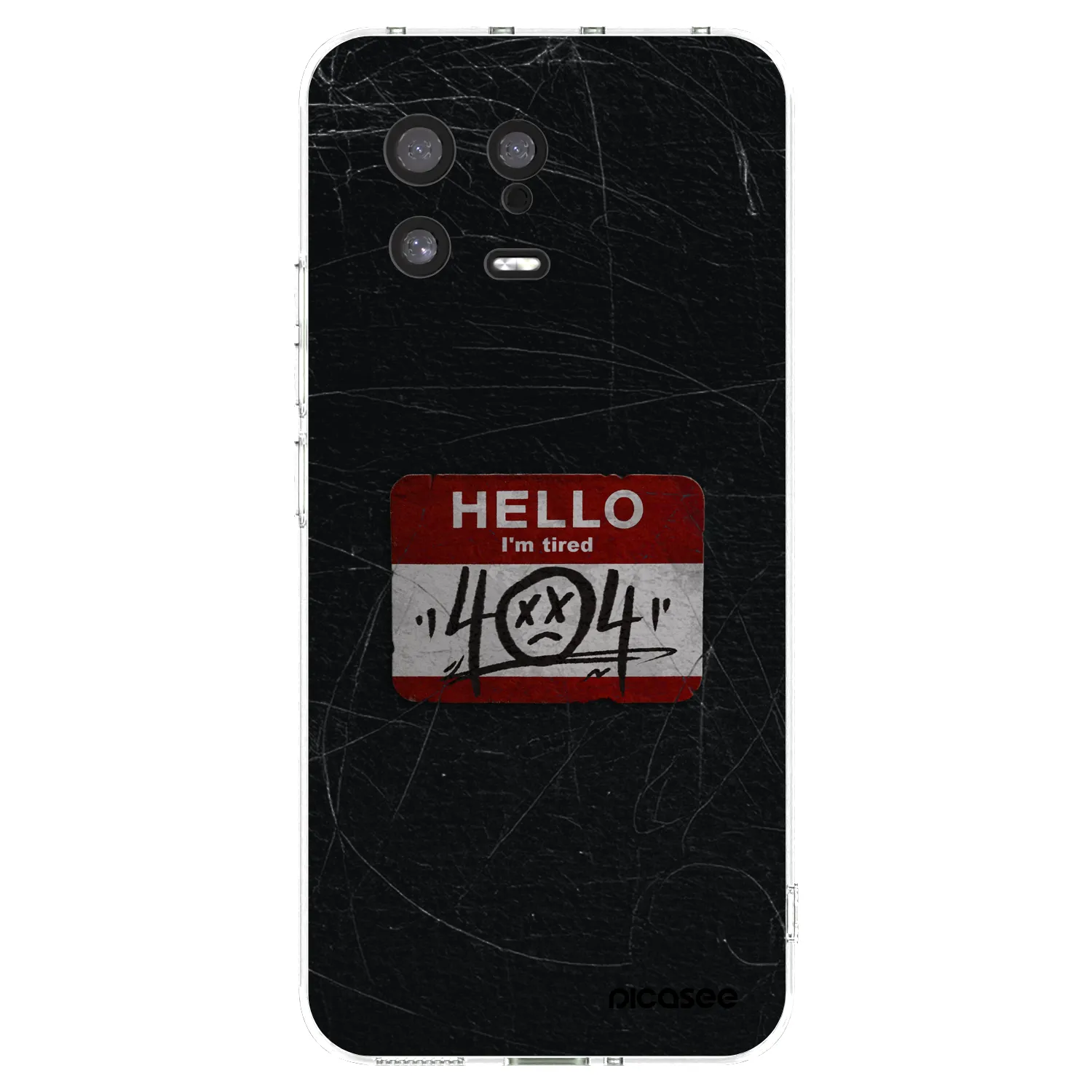 Picasee Xiaomi 13 Hülle - Transparentes Silikon - HELLO 404