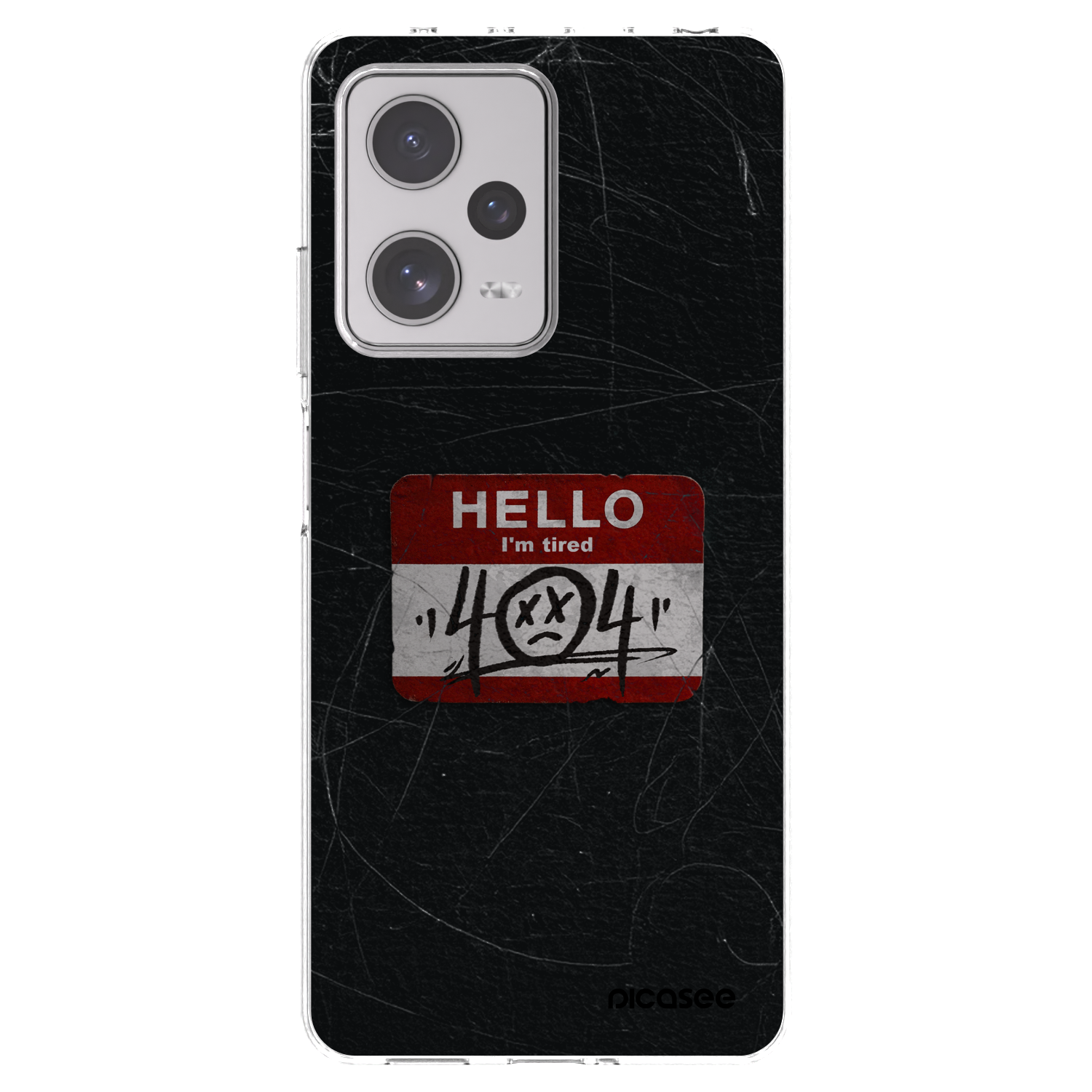Picasee Xiaomi Redmi Note 12 Pro+ 5G Hülle - Transparentes Silikon - HELLO 404