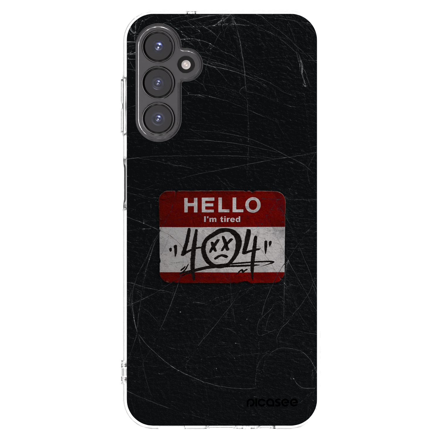 Picasee Samsung Galaxy A14 5G A146P Hülle - Transparentes Silikon - HELLO 404