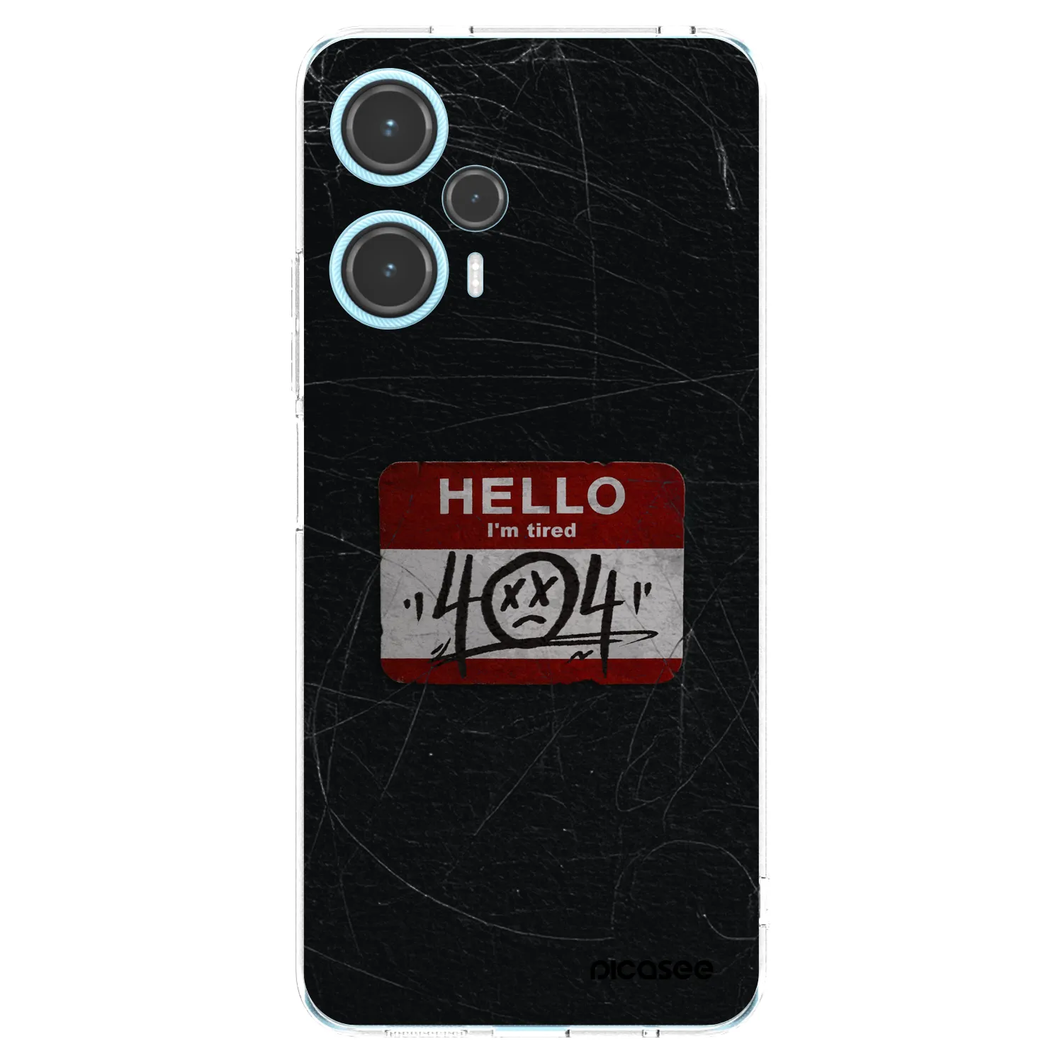 Picasee Xiaomi Poco F5 Hülle - Transparentes Silikon - HELLO 404