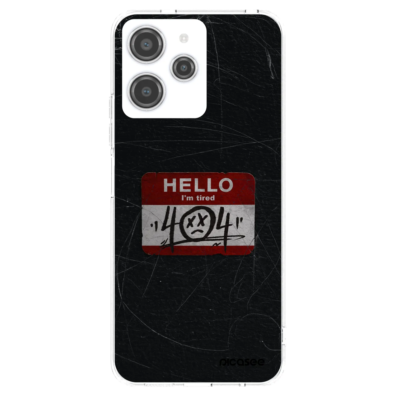 Picasee Xiaomi Redmi 12 4G Hülle - Transparentes Silikon - HELLO 404