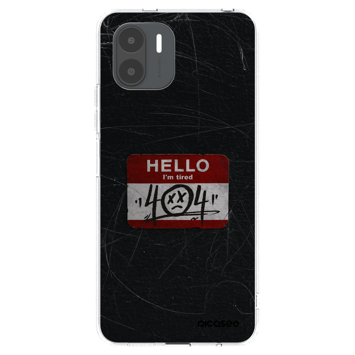 Picasee Xiaomi Redmi A2 Hülle - Transparentes Silikon - HELLO 404