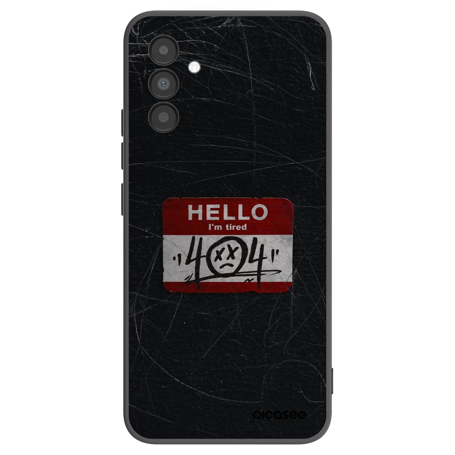 Picasee Samsung Galaxy A04s A047F Hülle - Schwarzes Silikon - HELLO 404