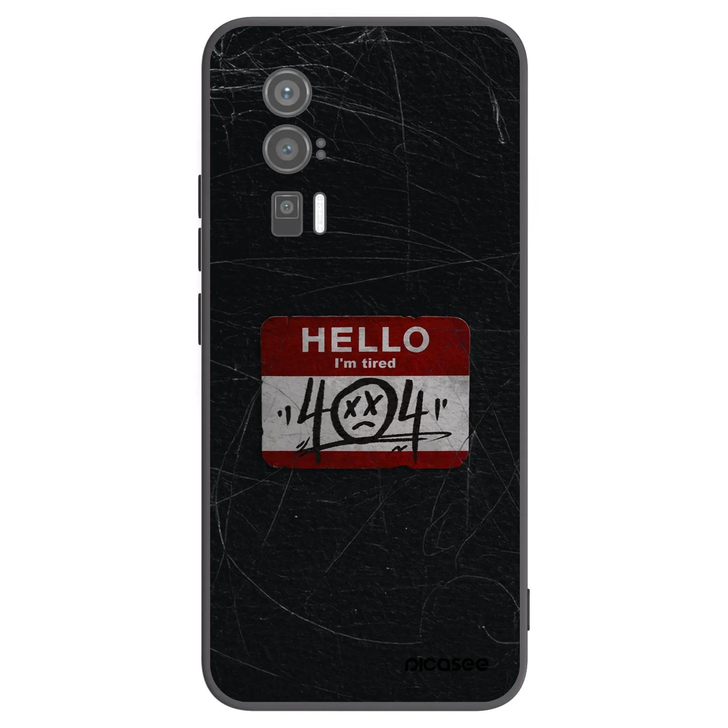Picasee Xiaomi Poco F5 Pro 5G Hülle - Schwarzes Silikon - HELLO 404