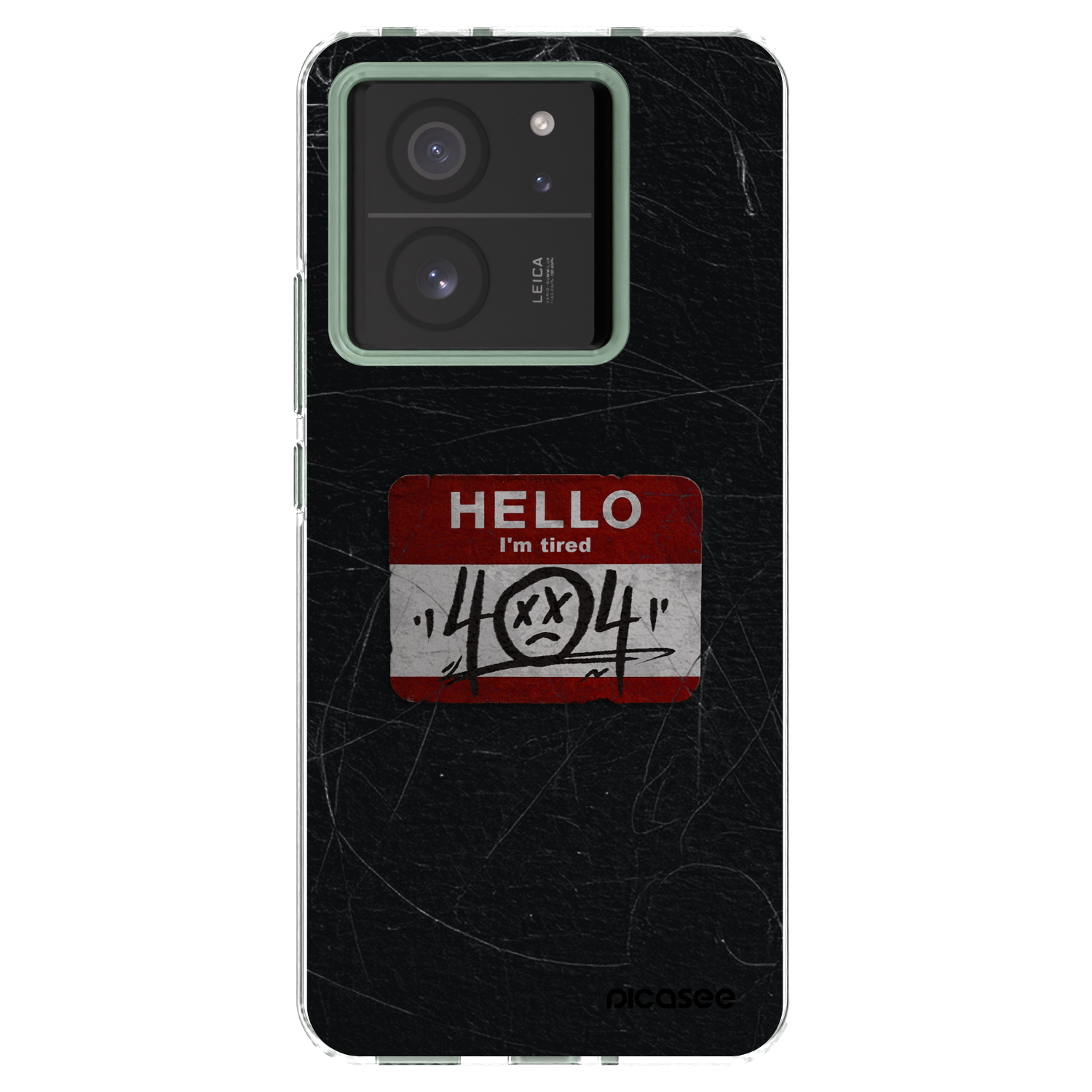 Picasee Xiaomi 13T Hülle - Transparentes Silikon - HELLO 404