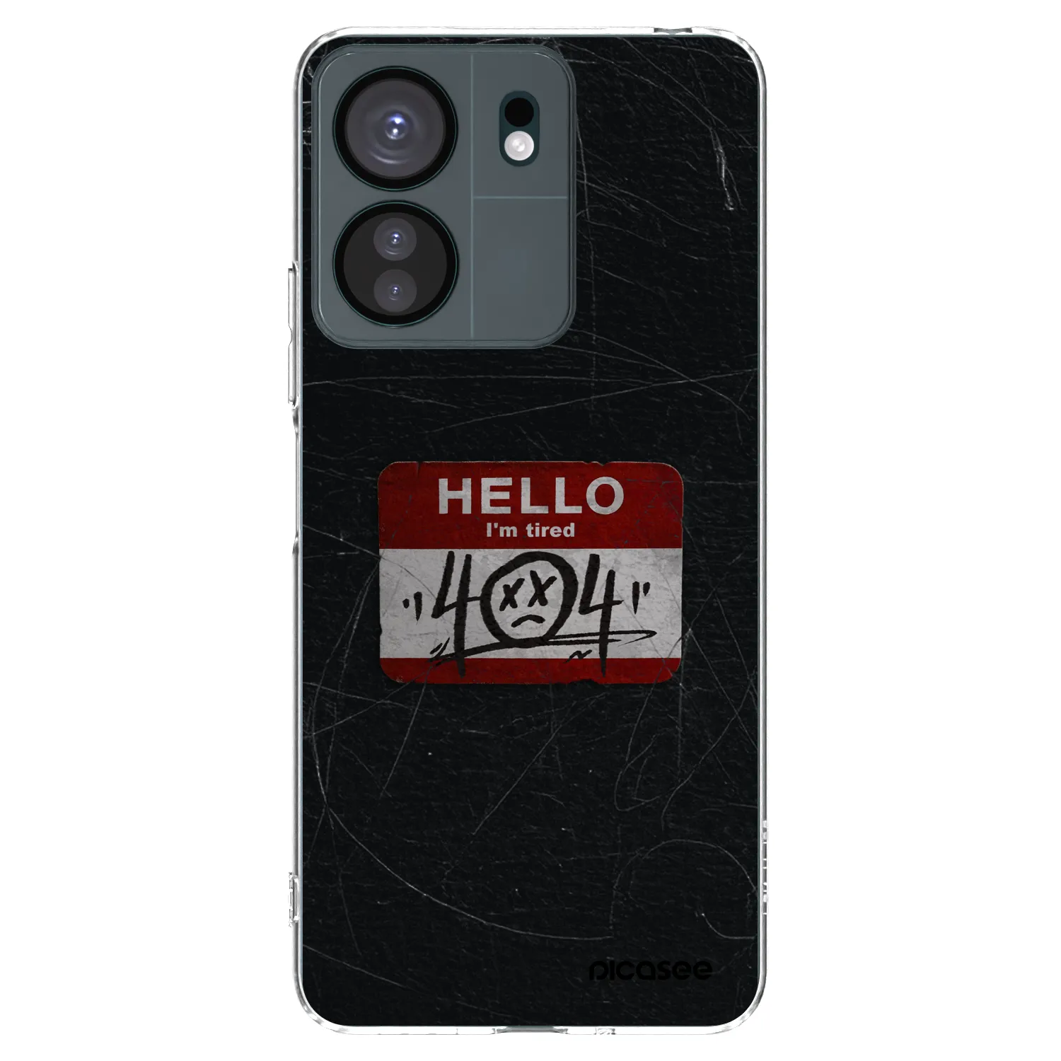 Picasee Xiaomi Redmi 13C 4G Hülle - Transparentes Silikon - HELLO 404
