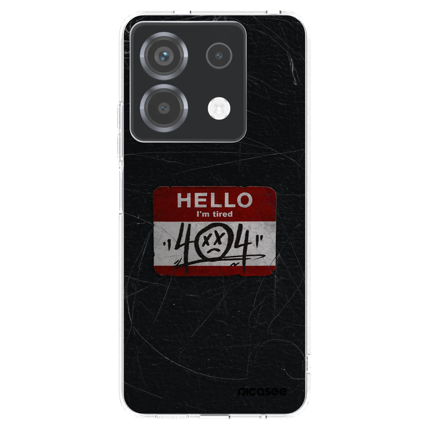 Picasee Xiaomi Poco X6 Hülle - Transparentes Silikon - HELLO 404