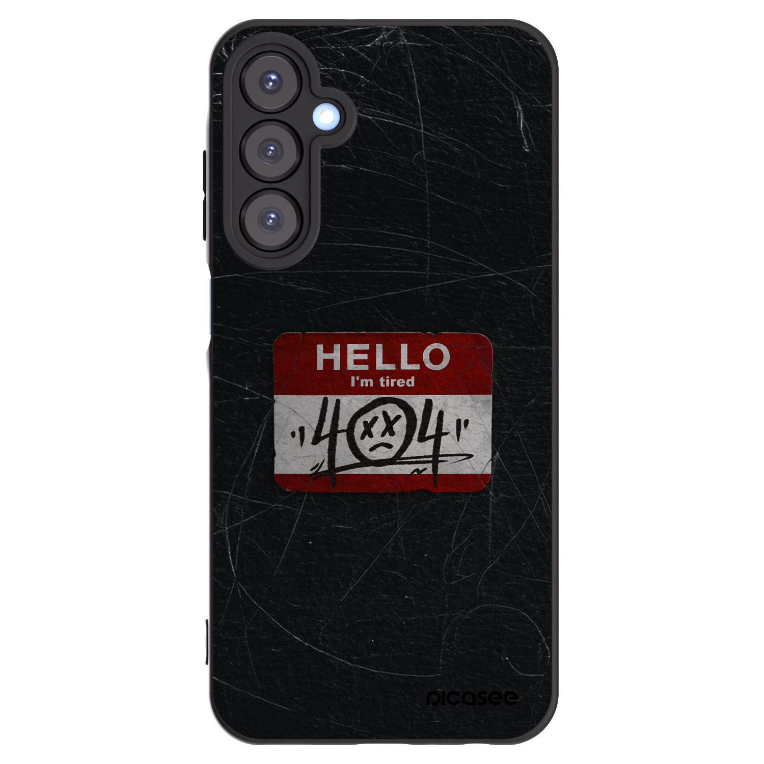Picasee Samsung Galaxy A25 A256B 5G Hülle - Schwarzes Silikon - HELLO 404