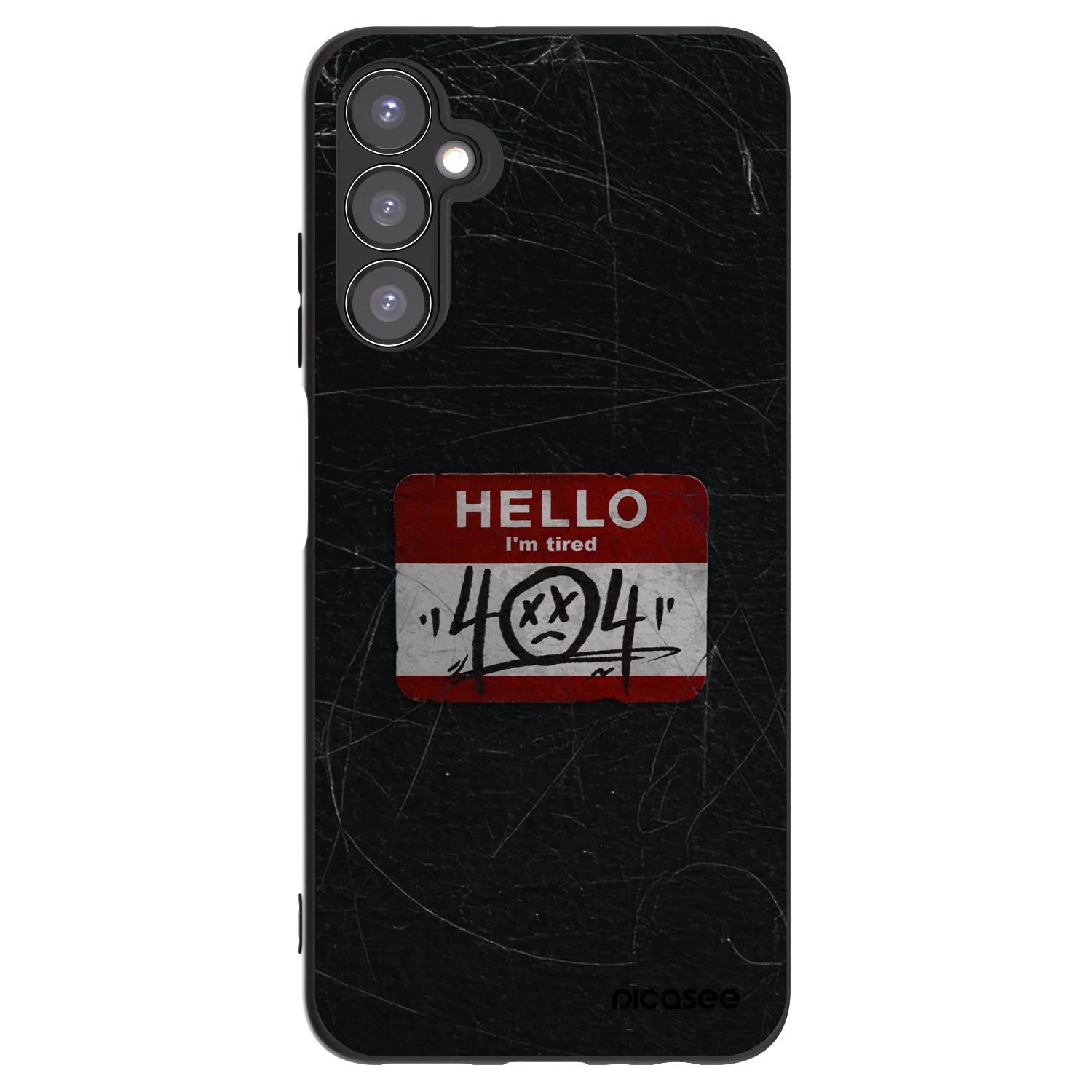 Picasee Samsung Galaxy A05s A057G Hülle - Schwarzes Silikon - HELLO 404