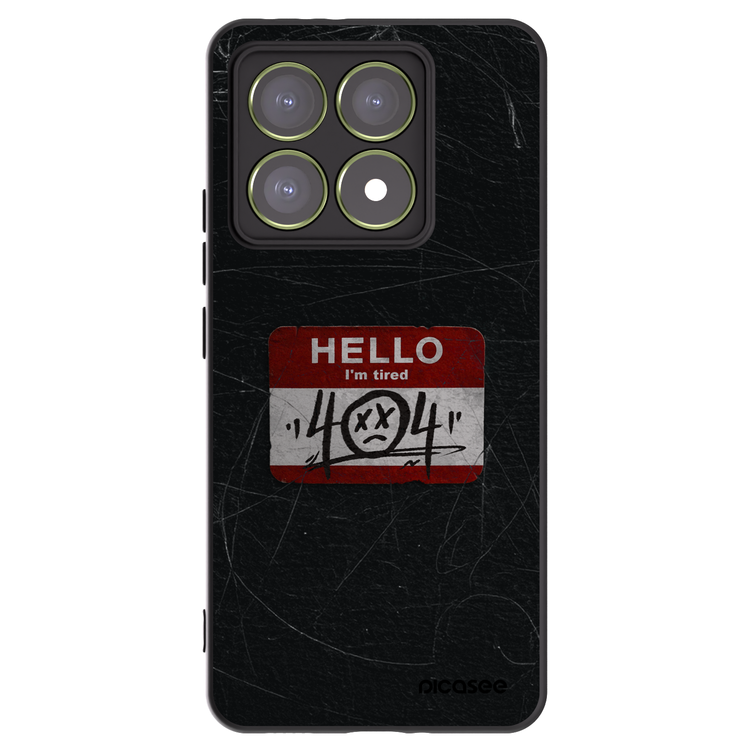 Picasee Xiaomi 14T Hülle - Schwarzes Silikon - HELLO 404