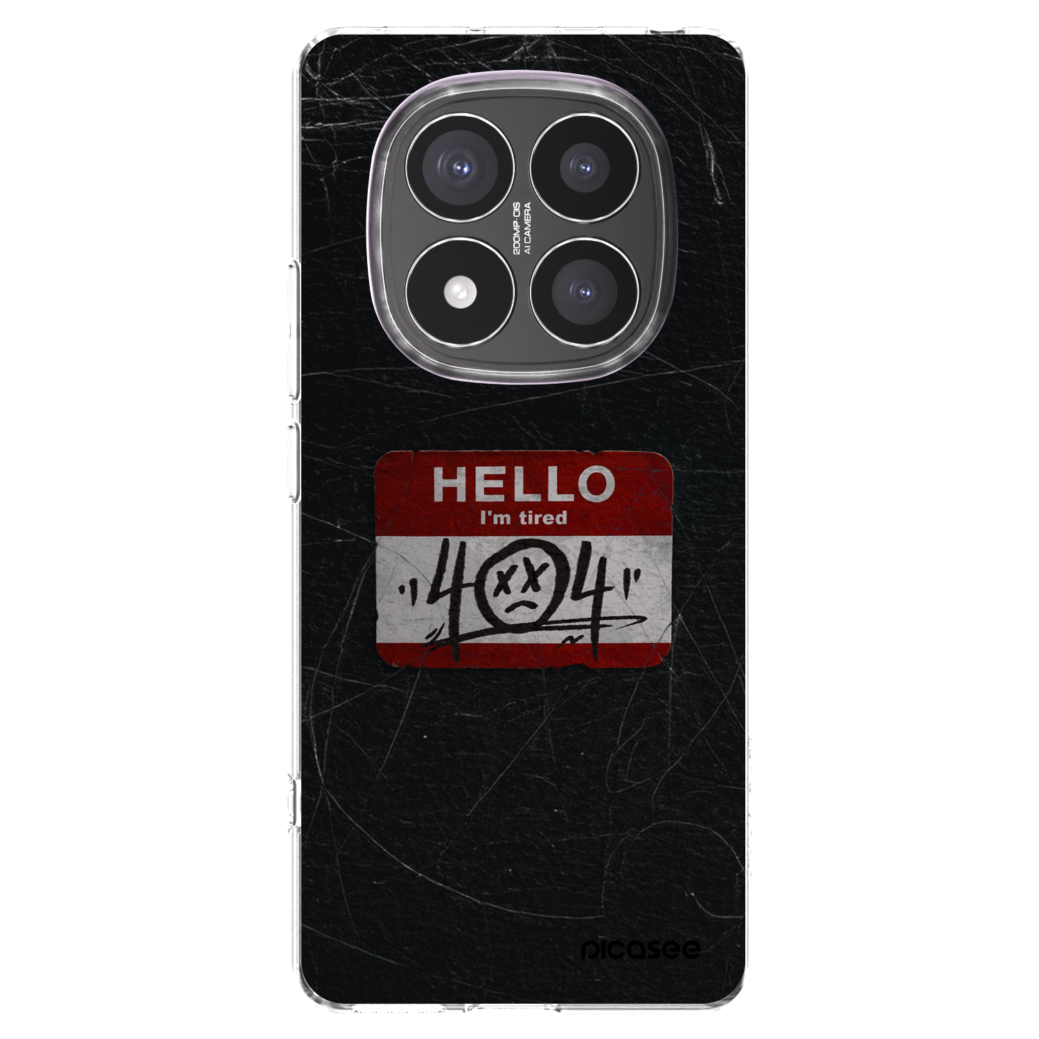 Picasee Xiaomi Redmi Note 14 Pro+ 5G Hülle - Transparentes Silikon - HELLO 404