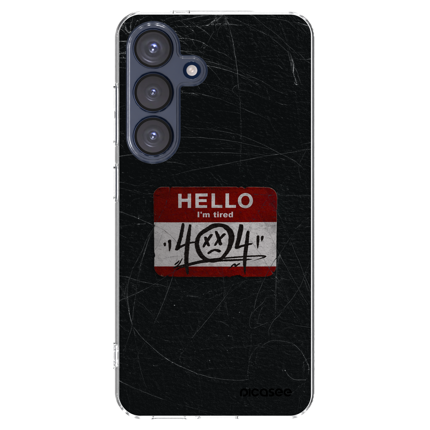 Picasee Samsung Galaxy S25 5G Hülle - Transparentes Silikon - HELLO 404
