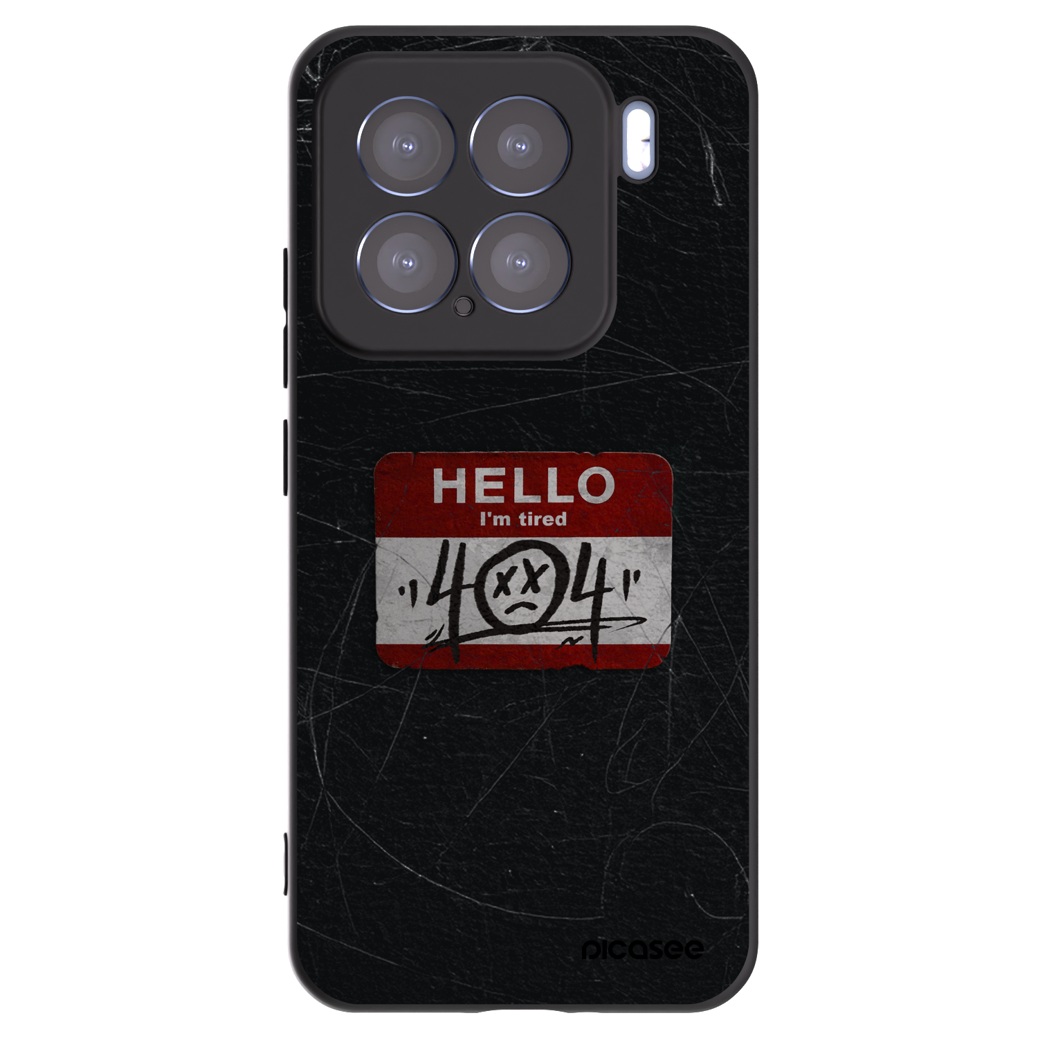 Picasee Xiaomi 15 Hülle - Schwarzes Silikon - HELLO 404