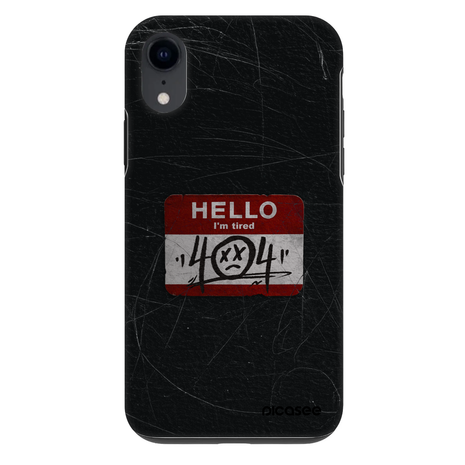 Picasee Fashion Case für Apple iPhone XR - HELLO 404