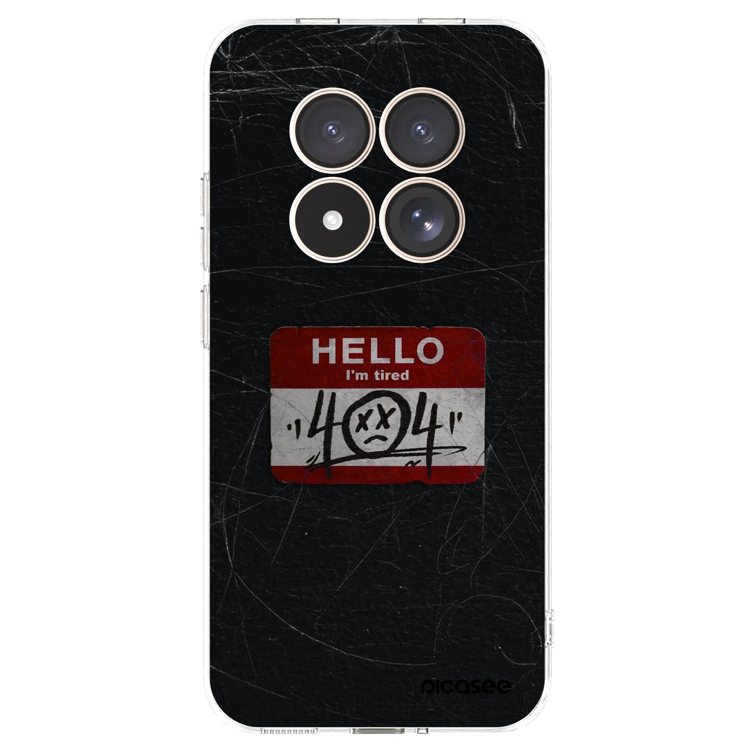 Picasee Xiaomi Redmi Note 15 Pro 4G Hülle - Transparentes Silikon - HELLO 404