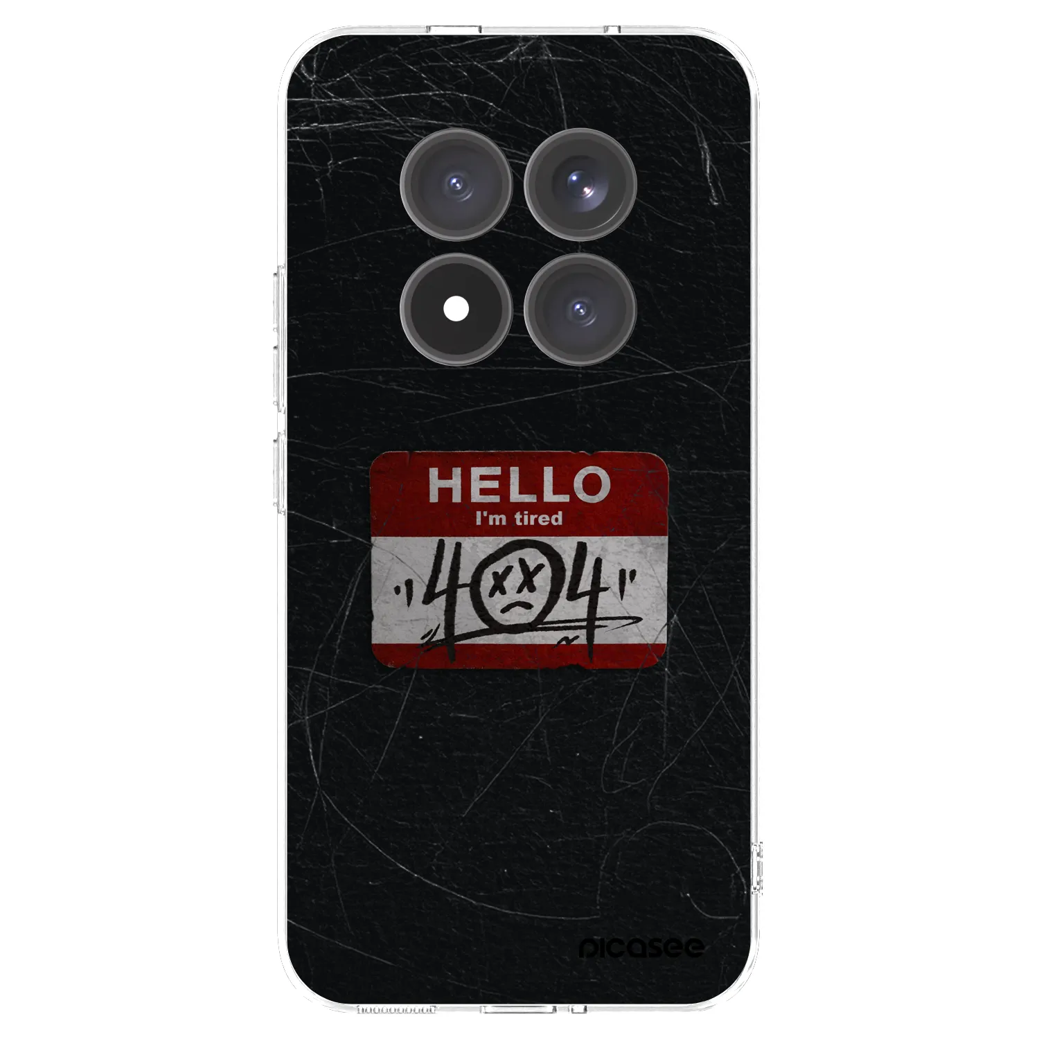 Picasee Xiaomi Redmi Note 15 Pro+ Hülle - Transparentes Silikon - HELLO 404
