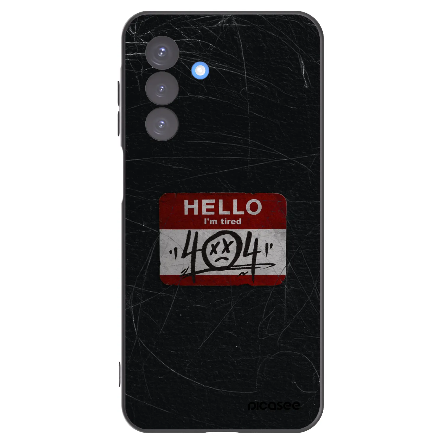 Picasee Samsung Galaxy A17 5G Hülle - Schwarzes Silikon - HELLO 404