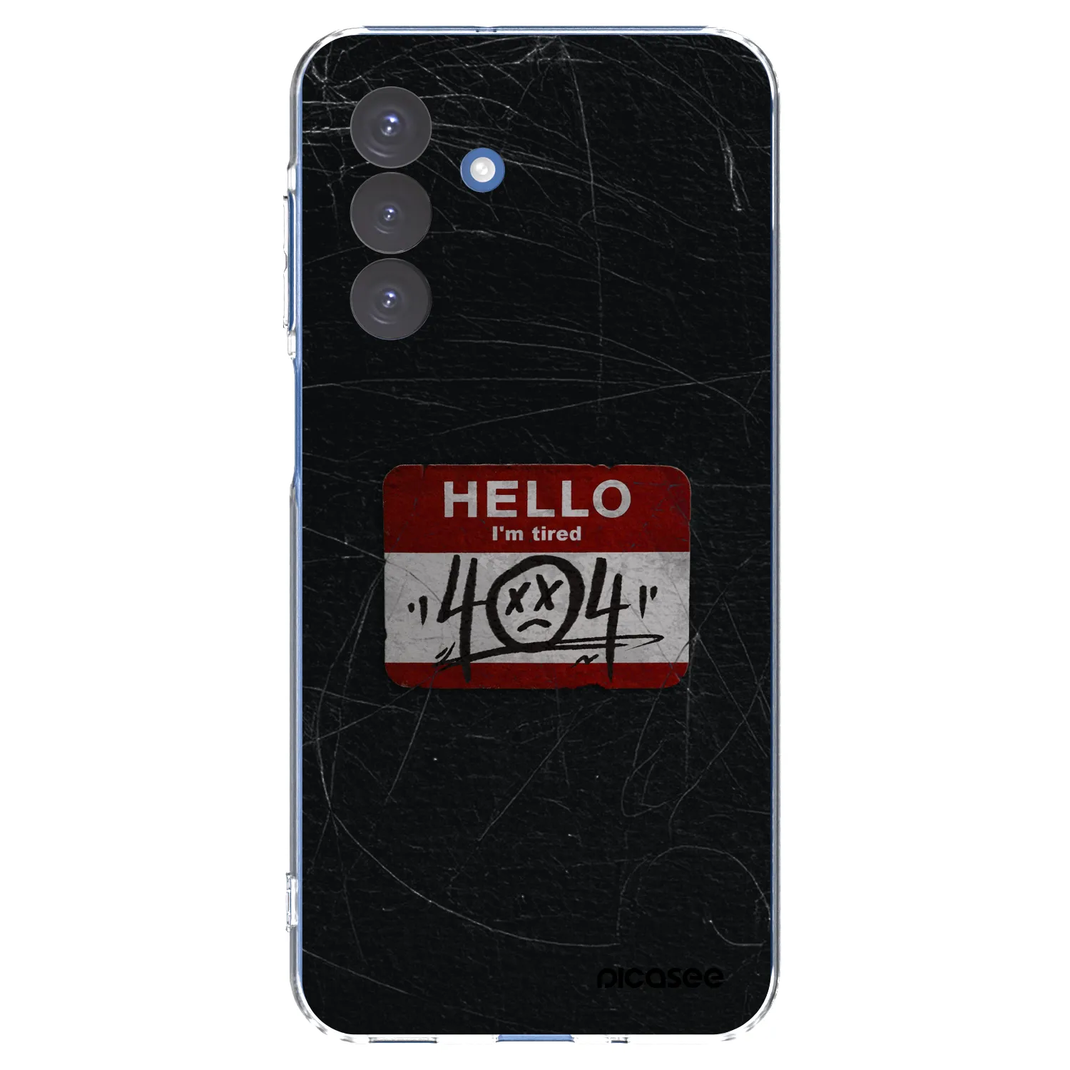 Picasee Samsung Galaxy A17 5G Hülle - Transparentes Silikon - HELLO 404
