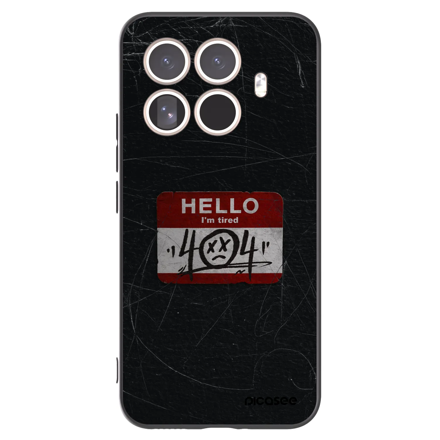 Picasee Xiaomi 15T Pro Hülle - Schwarzes Silikon - HELLO 404