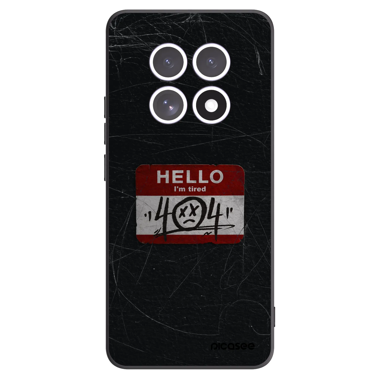 Picasee Xiaomi Redmi Note 15 Hülle - Schwarzes Silikon - HELLO 404