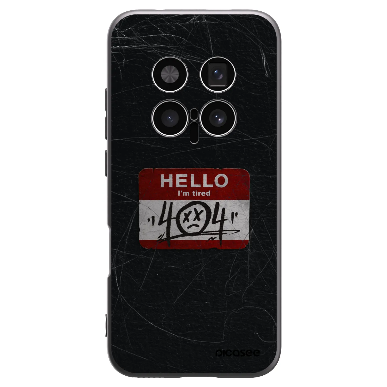 Picasee Honor Magic8 Pro 5G Hülle - Schwarzes Silikon - HELLO 404