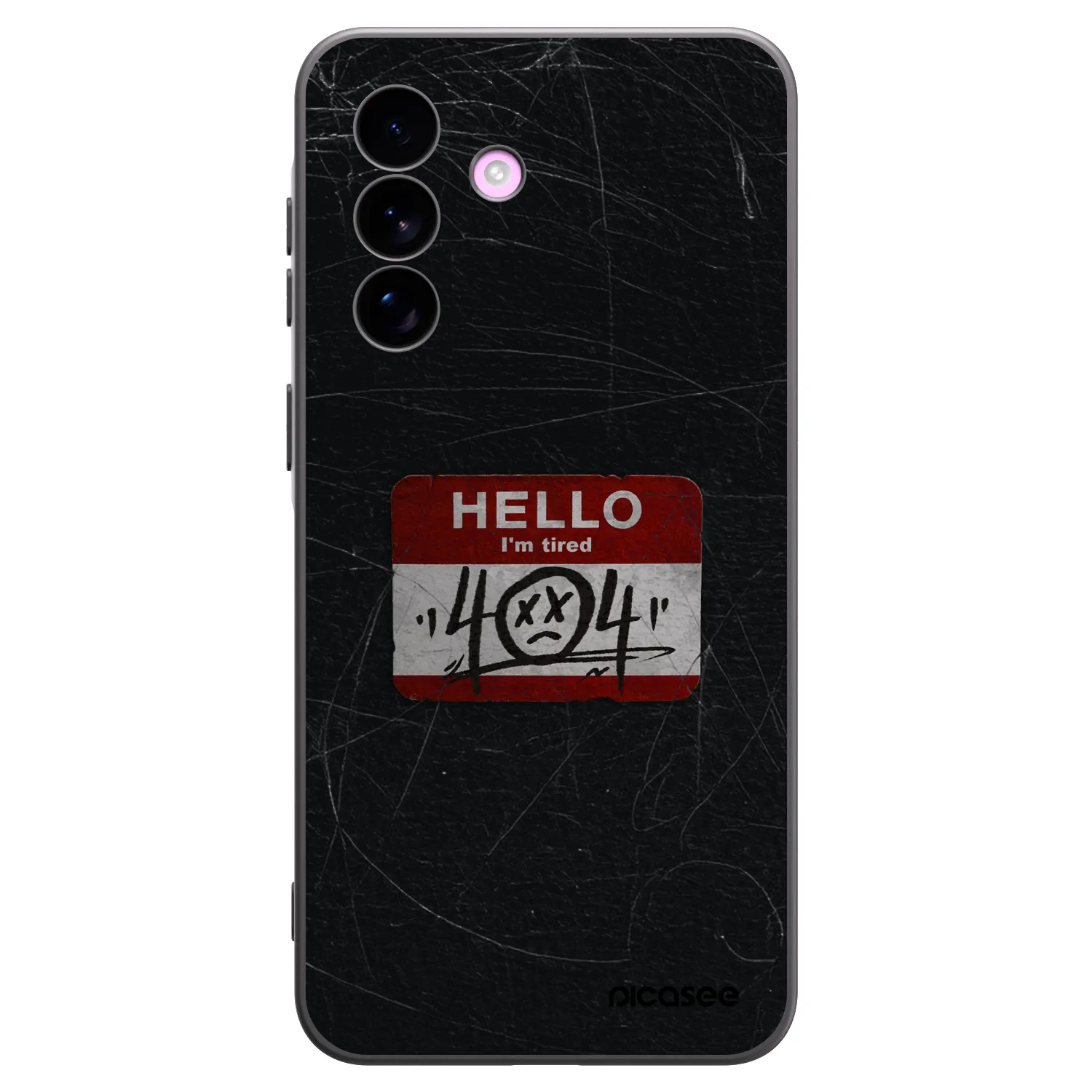 Picasee Samsung Galaxy A57 5G Hülle - Schwarzes Silikon - HELLO 404