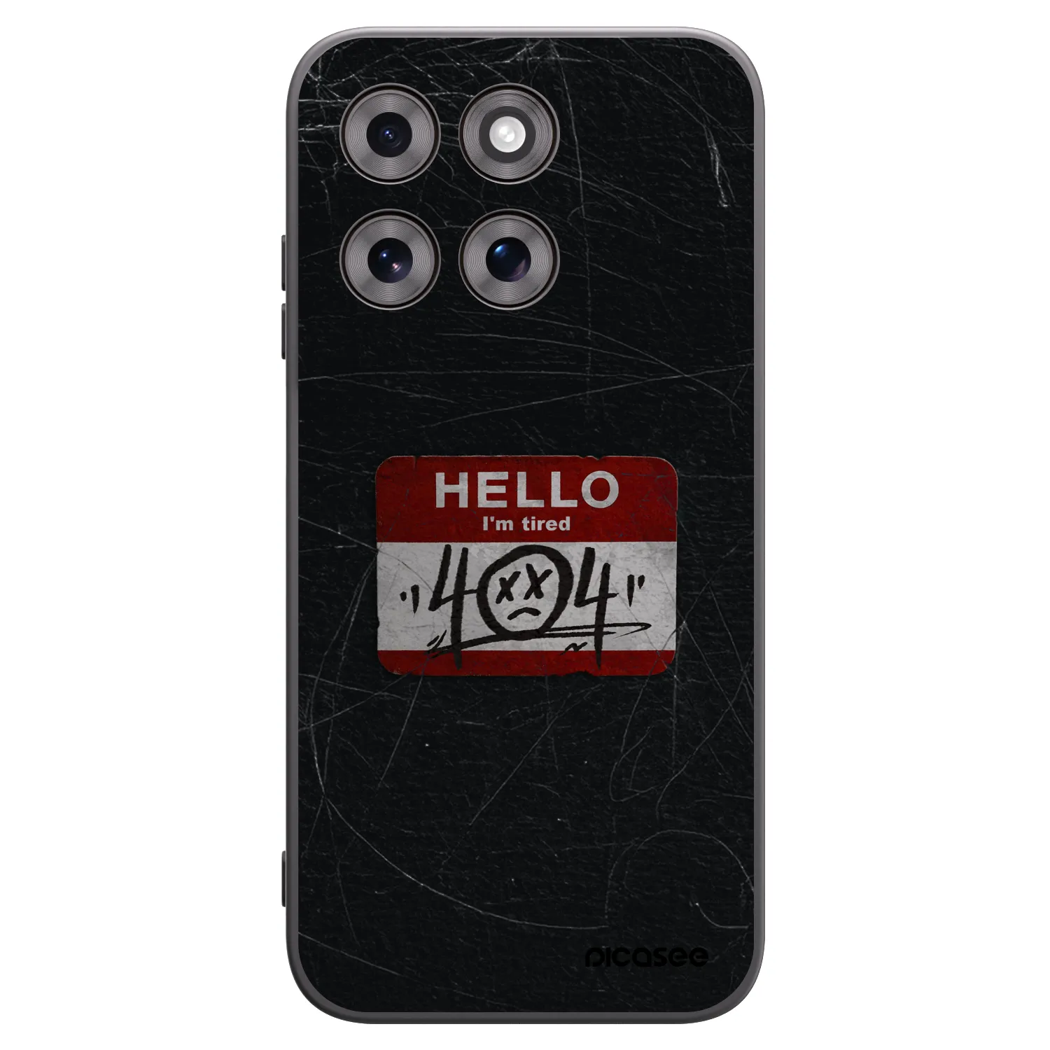 Picasee Motorola Moto G77 Hülle - Schwarzes Silikon - HELLO 404