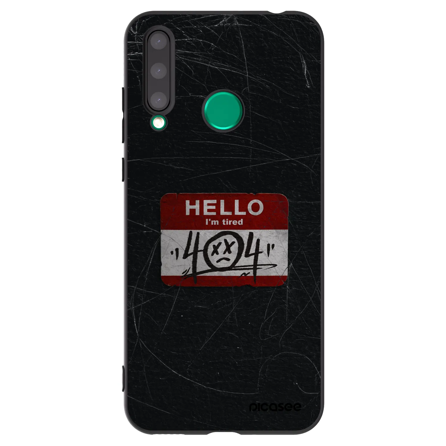 Picasee Honor 20 Lite Hülle - Schwarzes Silikon - HELLO 404