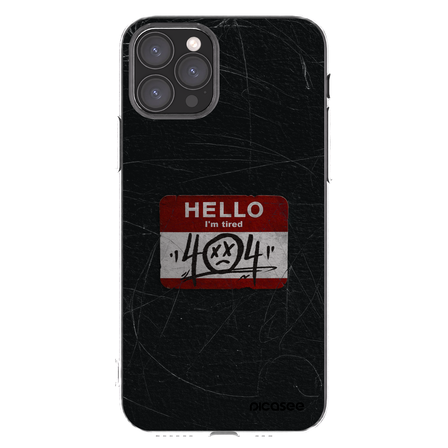 Picasee Apple iPhone 11 Pro Hülle - Transparentes Silikon - HELLO 404