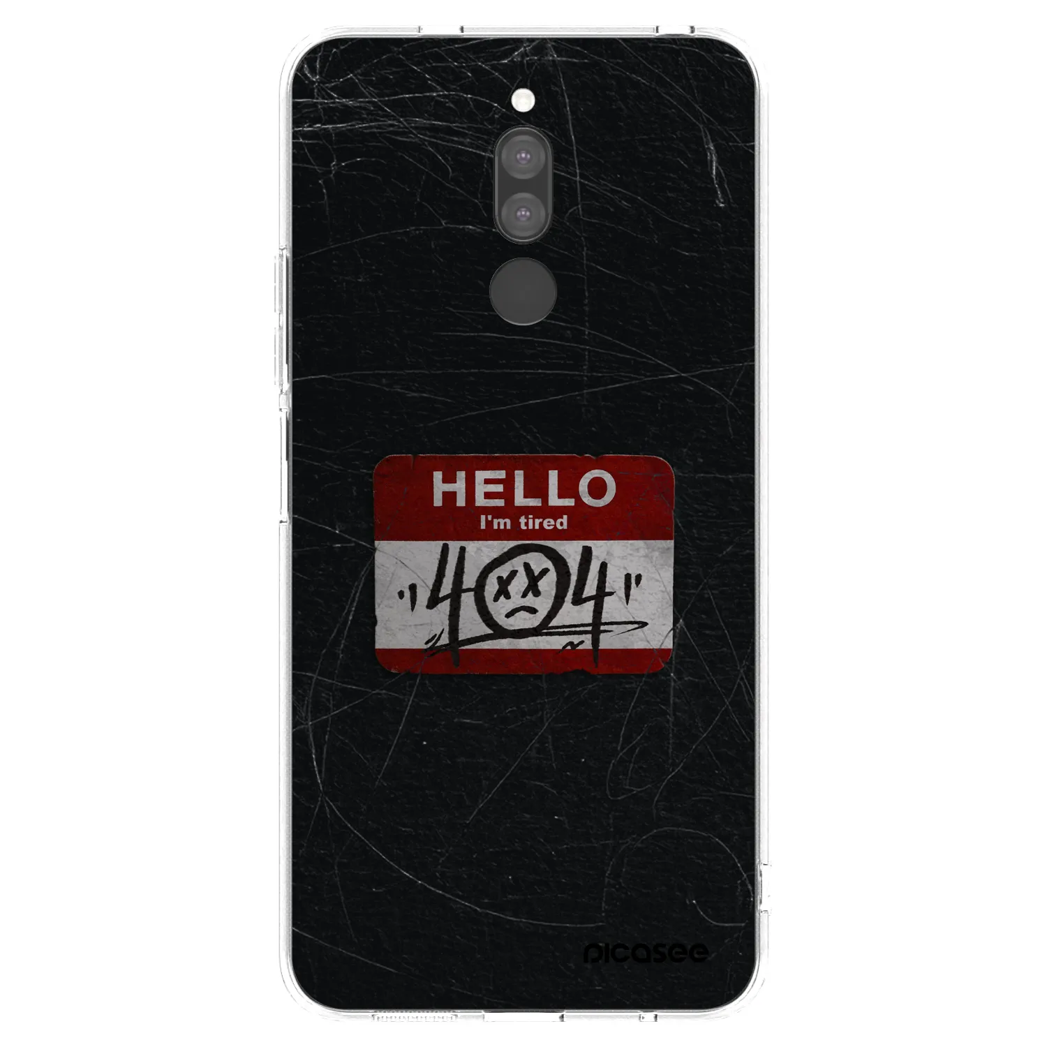 Picasee Xiaomi Redmi 8 Hülle - Transparentes Silikon - HELLO 404