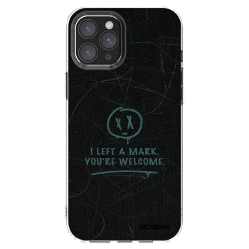 Picasee Apple iPhone 12 Pro Max Hülle - Transparentes Silikon - LEFT A MARK