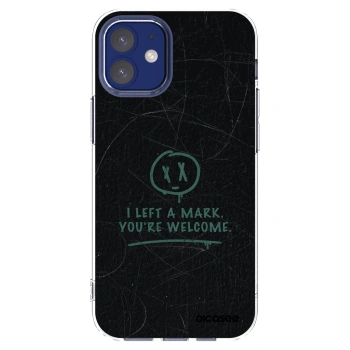 Picasee Apple iPhone 12 mini Hülle - Transparentes Silikon - LEFT A MARK